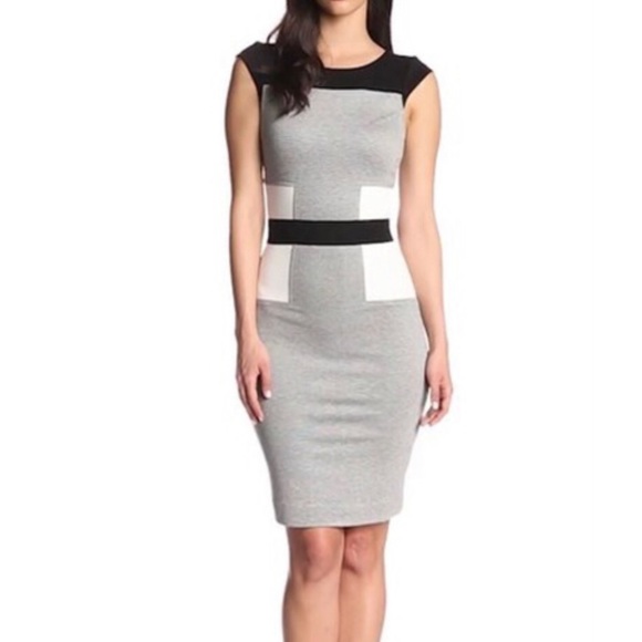 French Connection Dresses & Skirts - French Connection fitted color block dress.